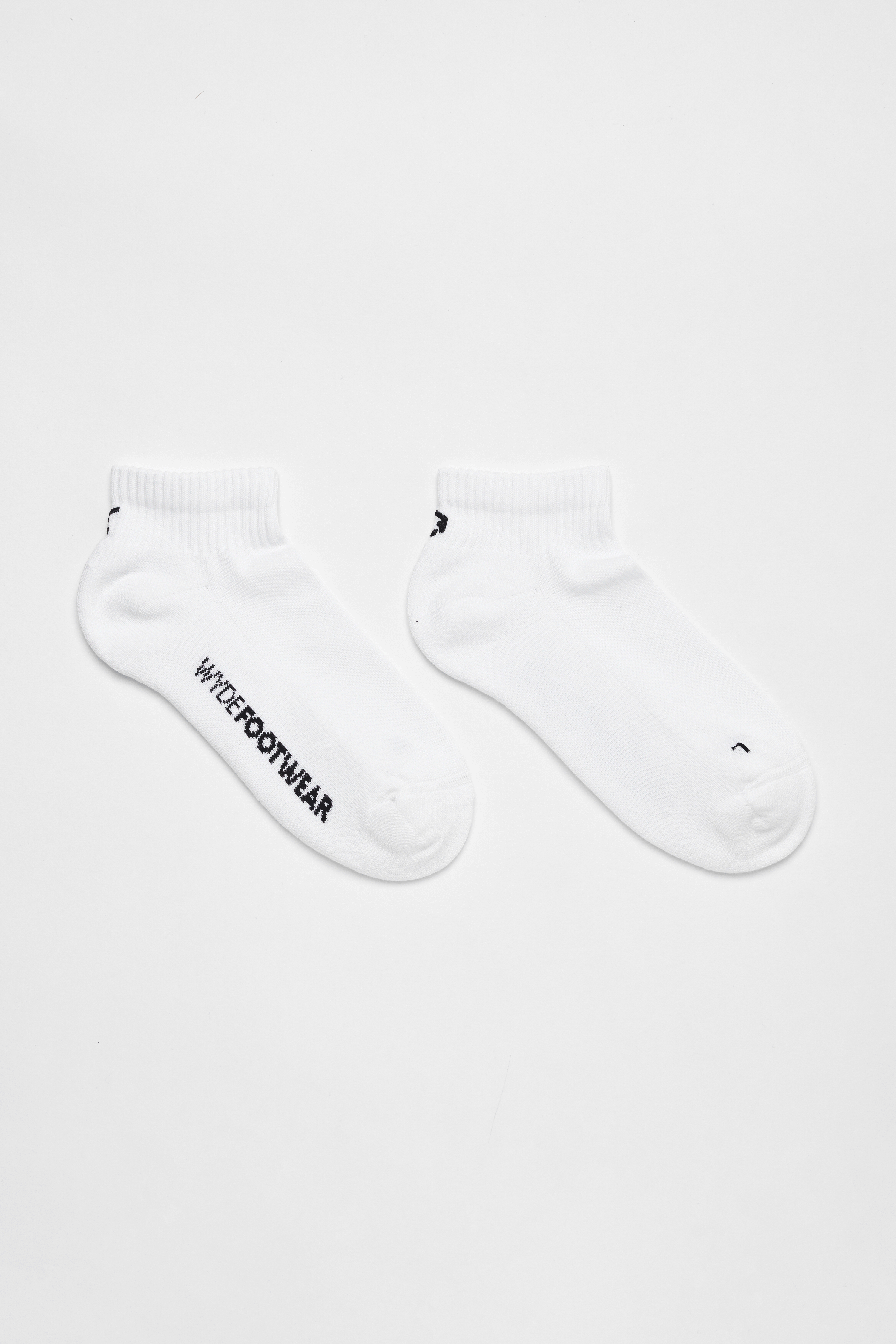 Anatomische Knöchelsocken White