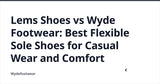 Lems Shoes vs Wyde Footwear: Best Flexible Sole Shoes for Casual Wear and Comfort — Wydefootwear