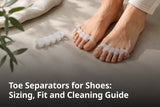 Toe Separators for Shoes: Sizing, Fit and Cleaning Guide