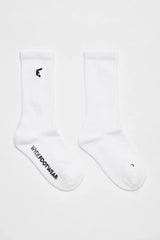 Anatomic Socks Back Embroidered White
